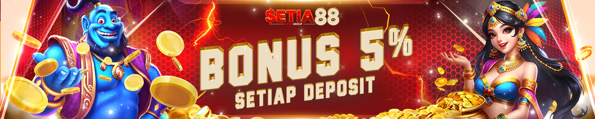 SETIA88 Bonus setiap deposit